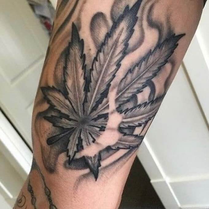 weed tattoo