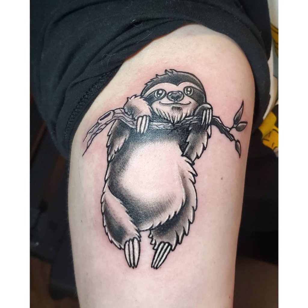 482 Sloth Tattoo Images Stock Photos  Vectors  Shutterstock