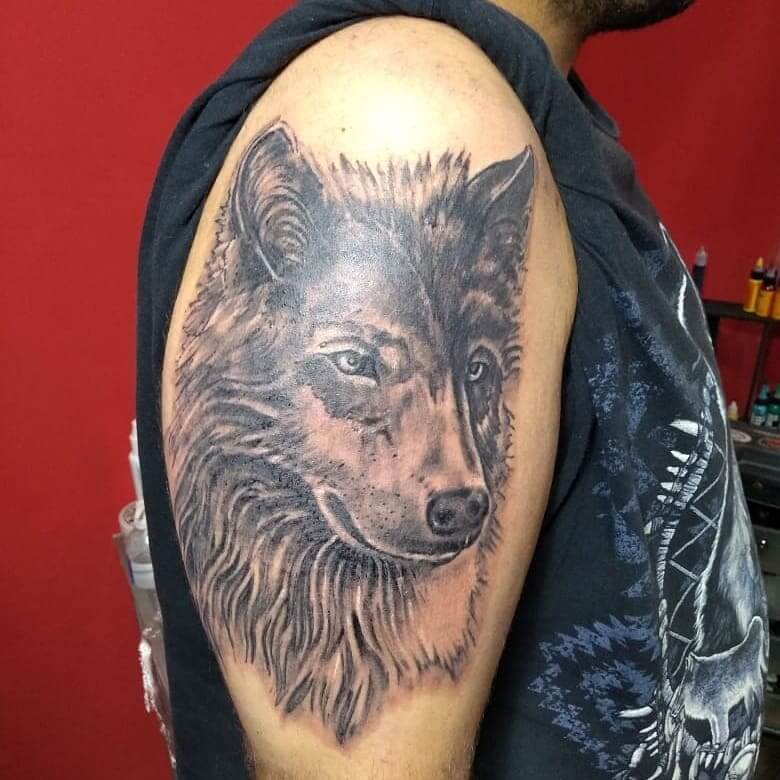 norse wolf tattoo