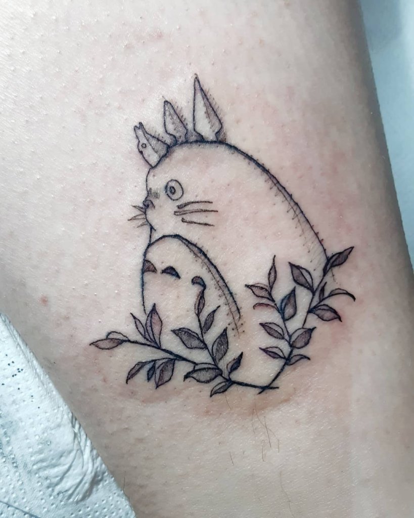 Arm Totoro Tattoo Ghibli Tattoo 