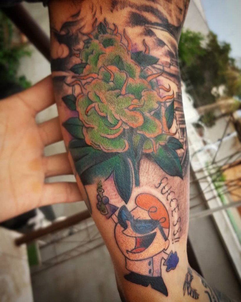 101 Best Weed Tattoo Ideas You Need To See! - Outsons