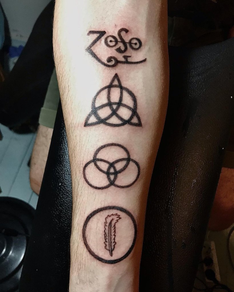 Forearm Led Zeppelin Tattoo Ideas