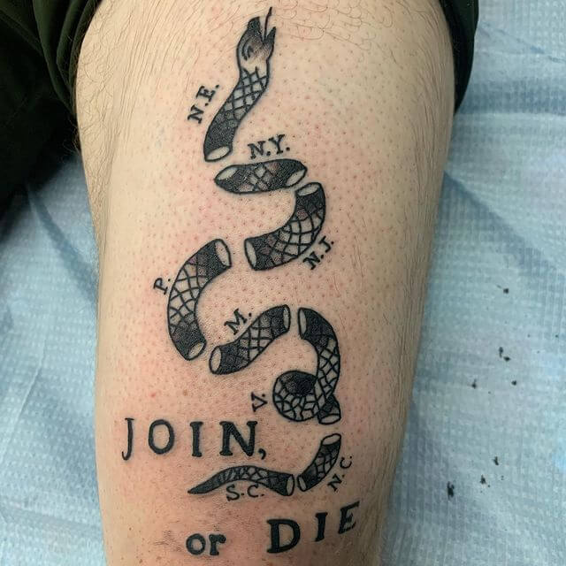 Forearm Tattoo Ideas Join Or Die