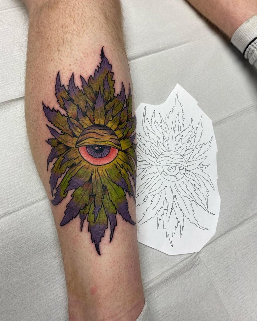 101 Best Weed Tattoo Ideas You Need To See! - Outsons