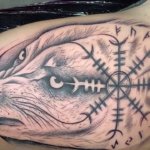 Norse Wolf Tattoo