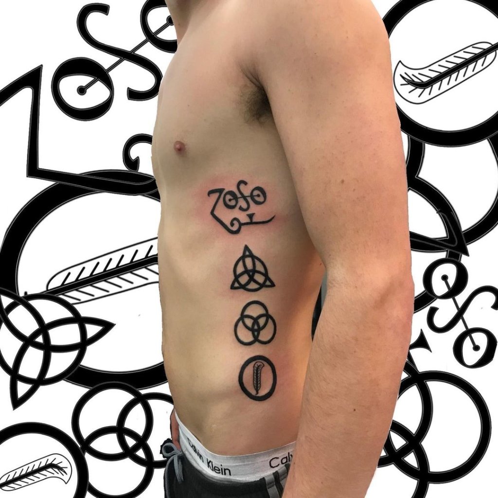 60 Led Zeppelin Tattoos For Men  English Rock Band Ink Ideas