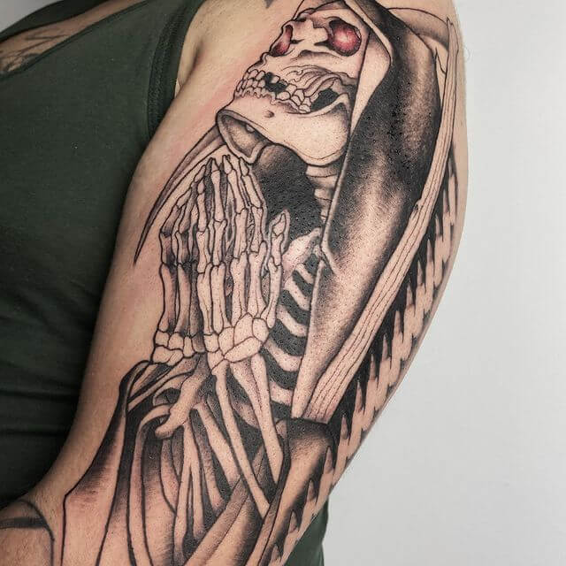 Sleeve Santa Muerte Tattoo Ideas