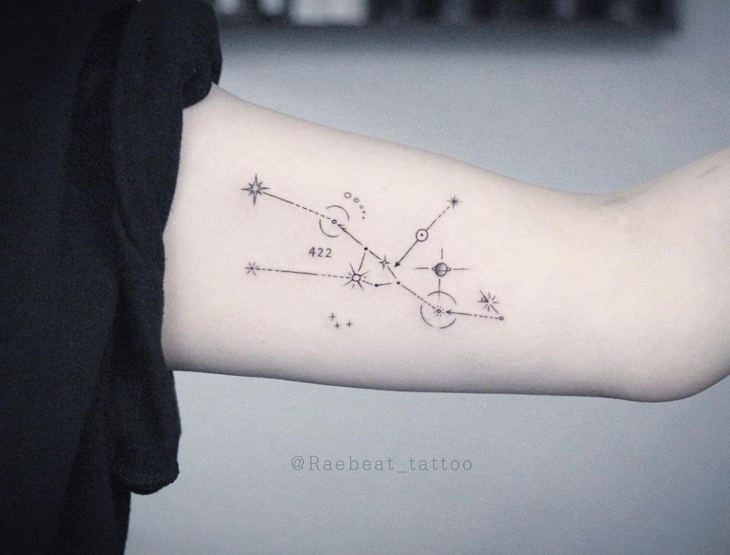 Small Taurus Constellation Tattoo Meaningful Design