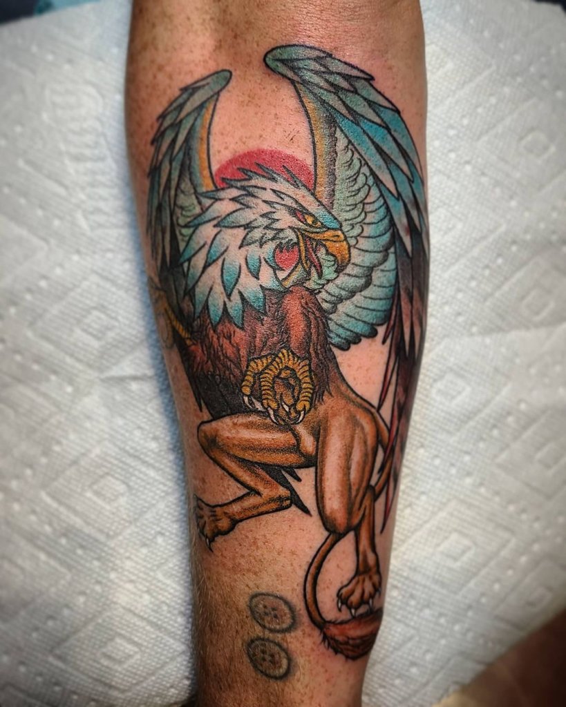 Simple Griffin Tattoo by acredxprofane  Tattoogridnet