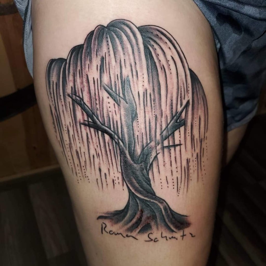 willow tree tattoo