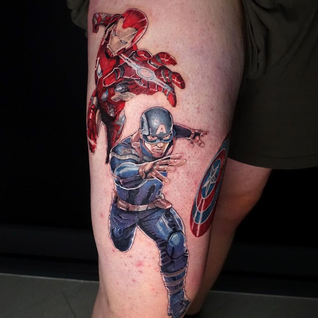 101 Best Captain America Tattoo Ideas You Need To See! - Outsons