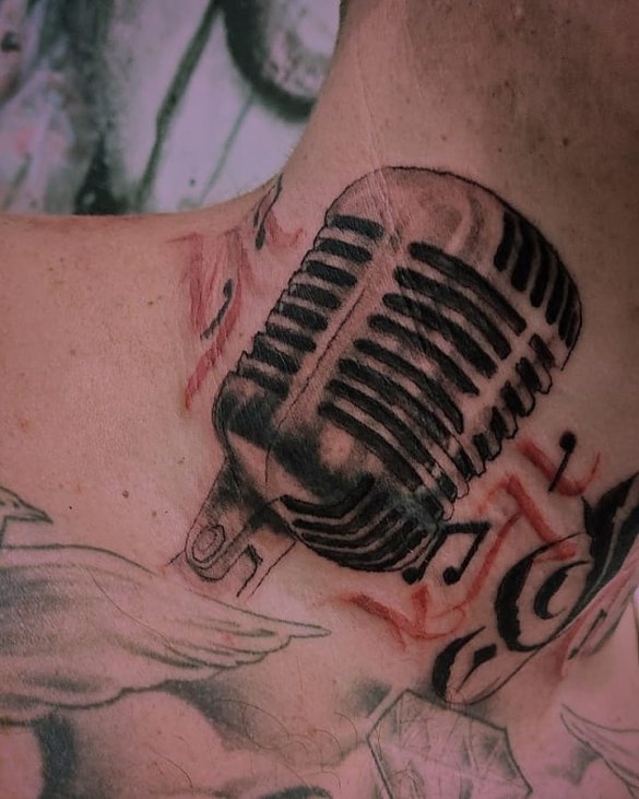 35 Musical Note Tattoo Designs On Shoulder  Tattoo Designs  TattoosBagcom