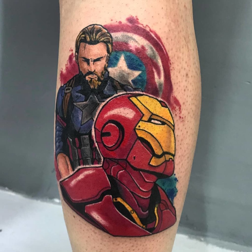 Unique Captain America Tattoo Designs
