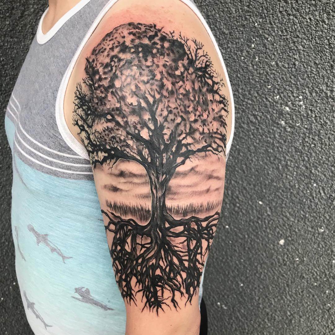 101 Amazing Oak Tree Tattoo Ideas You Need To See! | Outsons | Men's ...