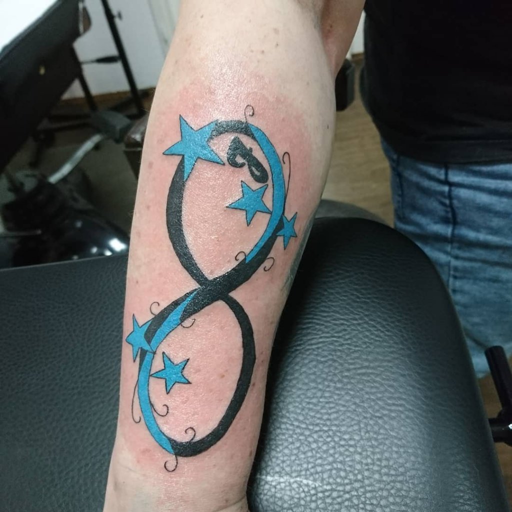 black and blue tattoo