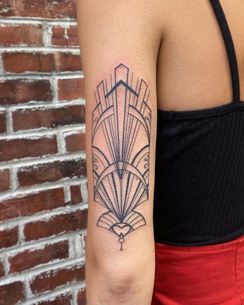 101 Best Amazing Art Deco Tattoo Ideas You Need To See! - Outsons