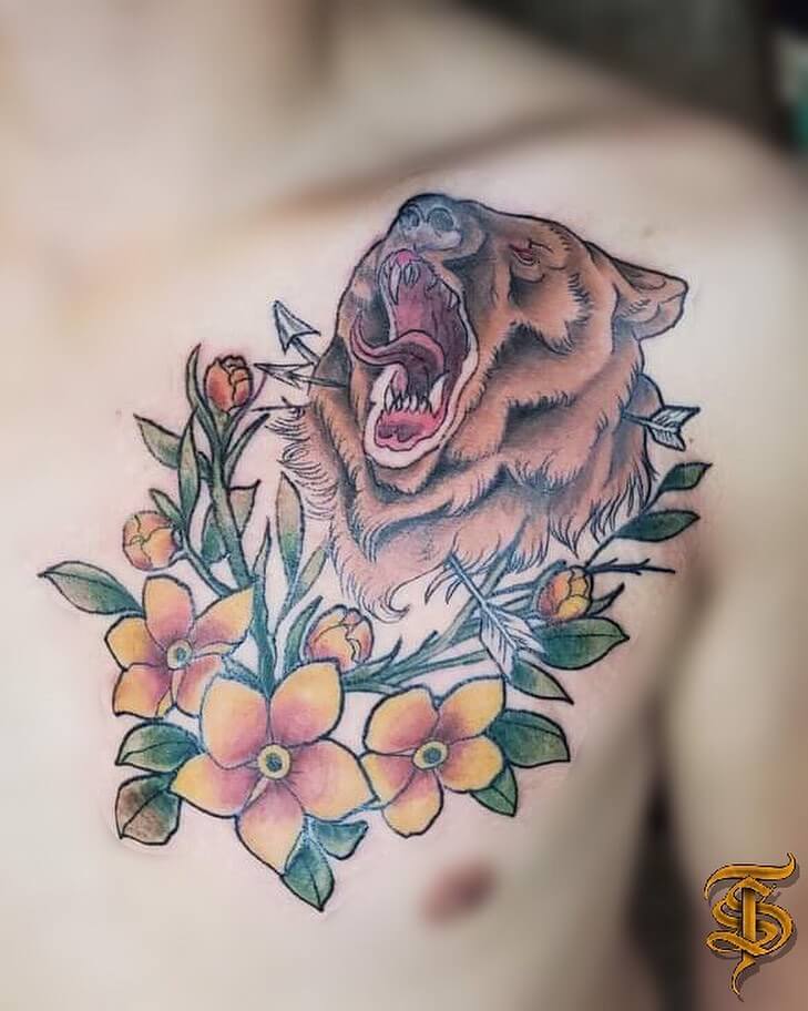 honeysuckle tattoo
