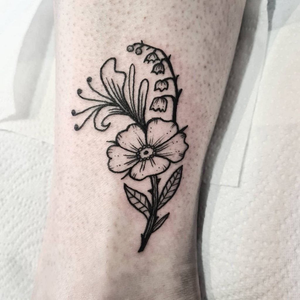 honeysuckle tattoo