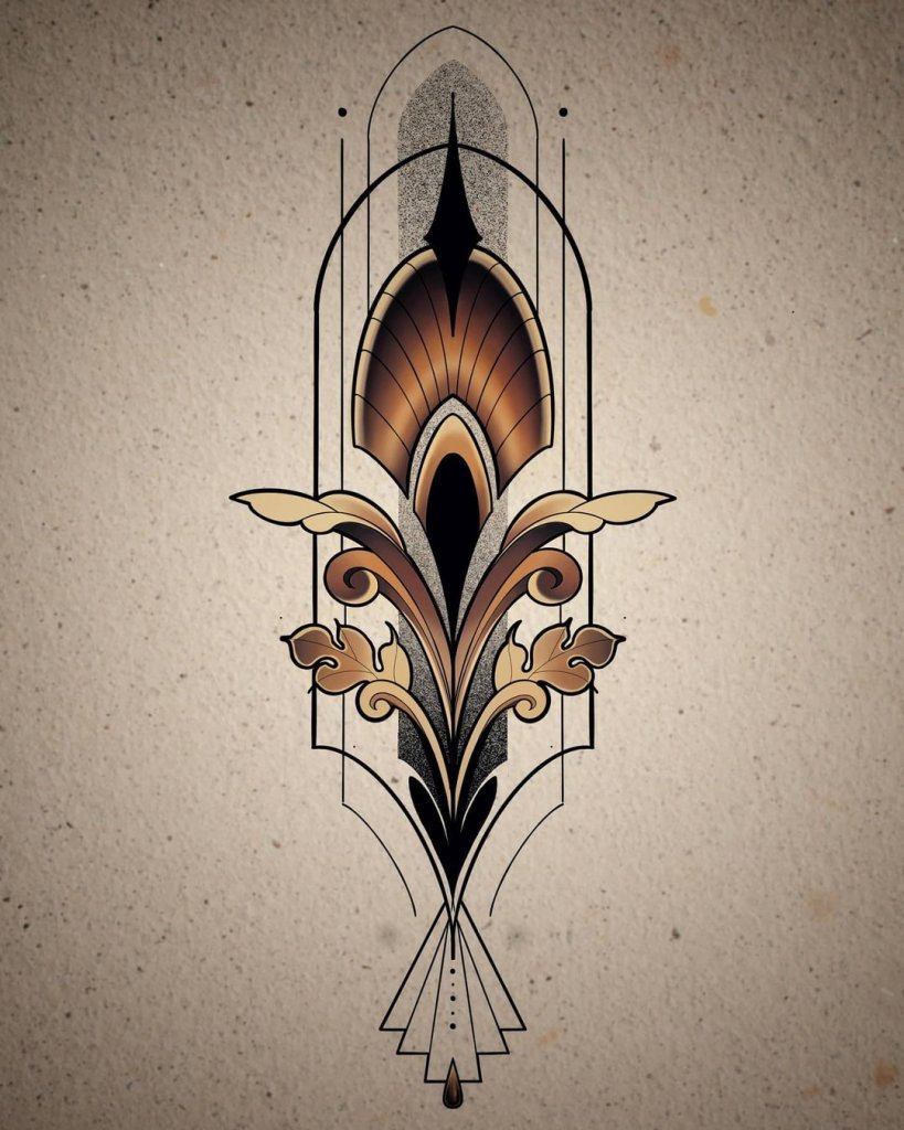 101 Amazing Art Deco Tattoo Ideas You Need To See! | Outsons | Men's ...