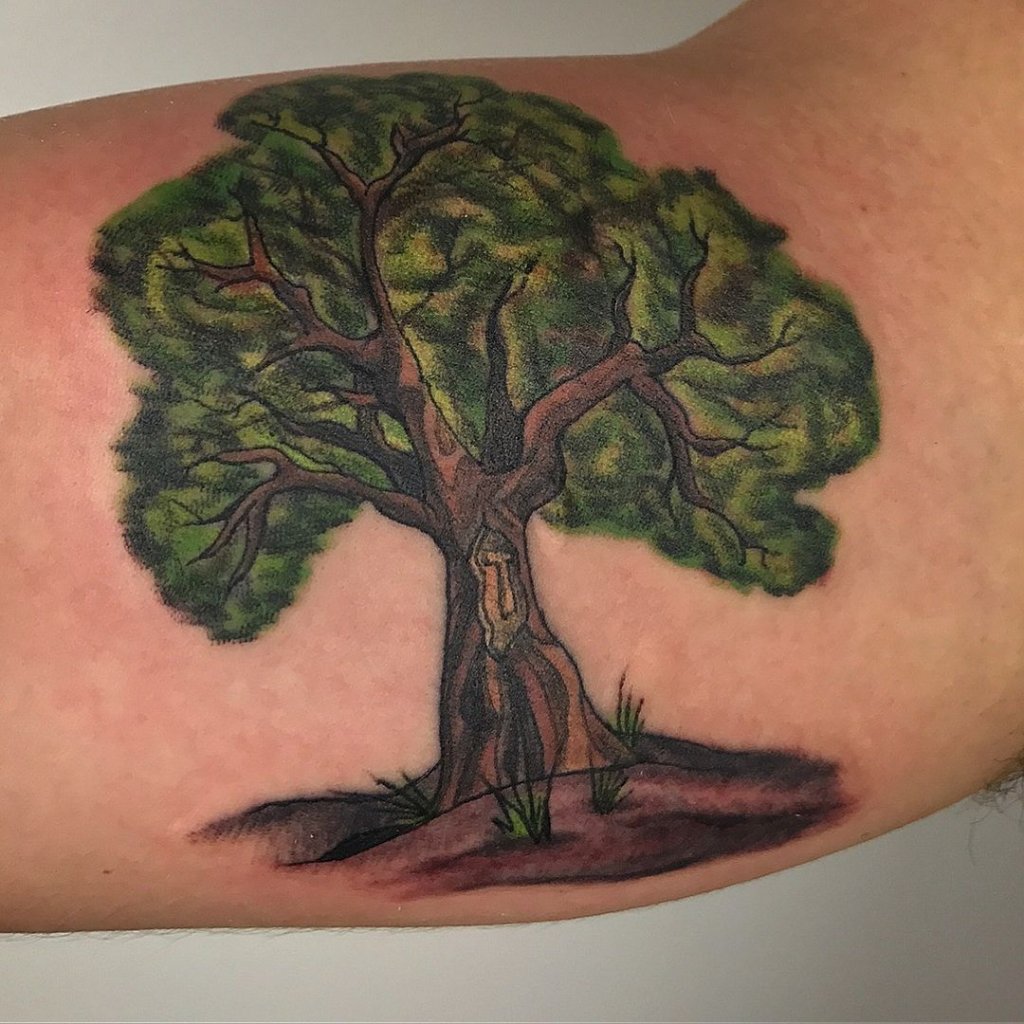 Realistic Tree Tattoo Designs