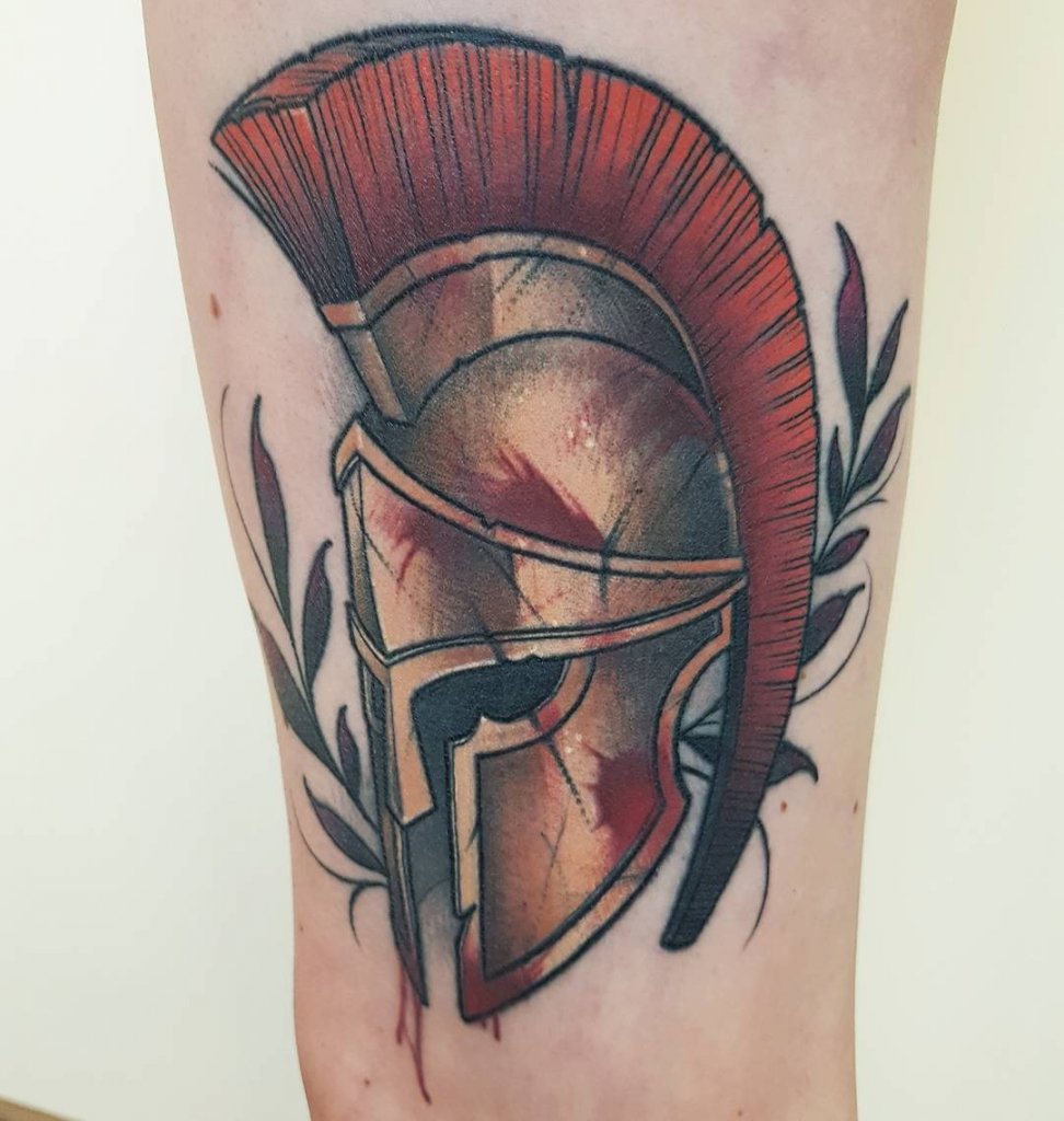 Red Spartans Tattoo Idea