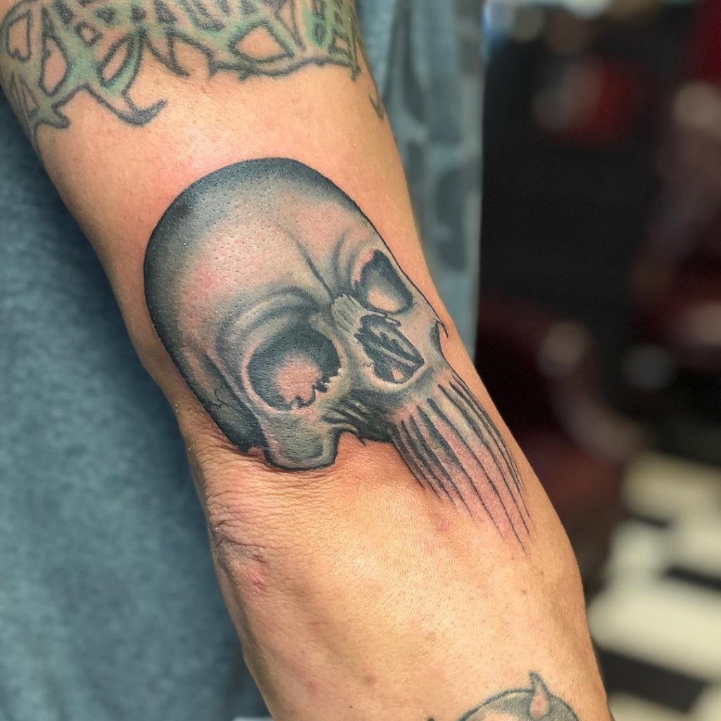 Scary Punisher Tattoo Skull Design