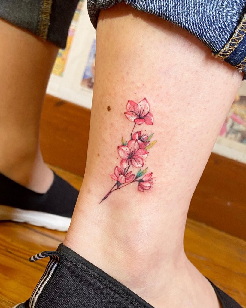 Small Cherry Tree Tattoos