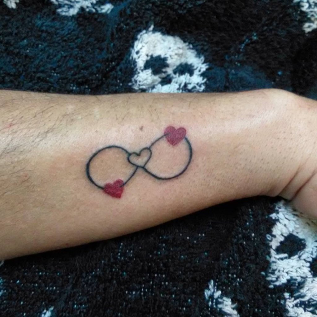 infinity heart tattoo