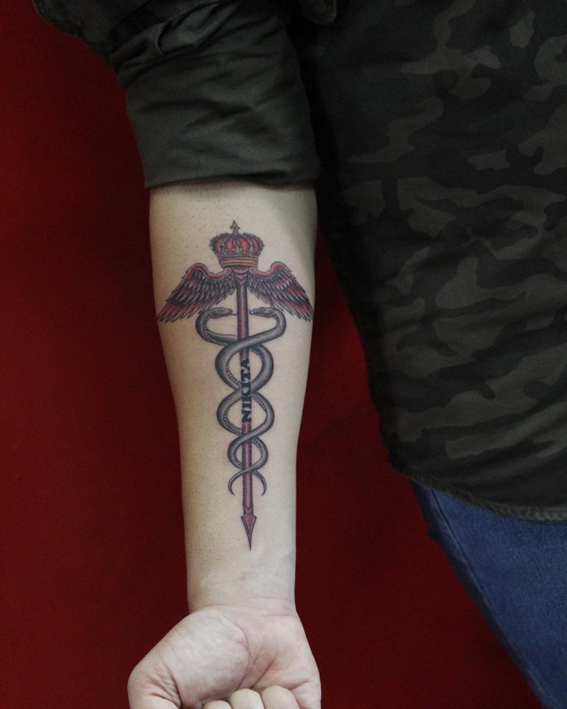 101 Amazing Caduceus Tattoo Designs You Need To See! - Outsons