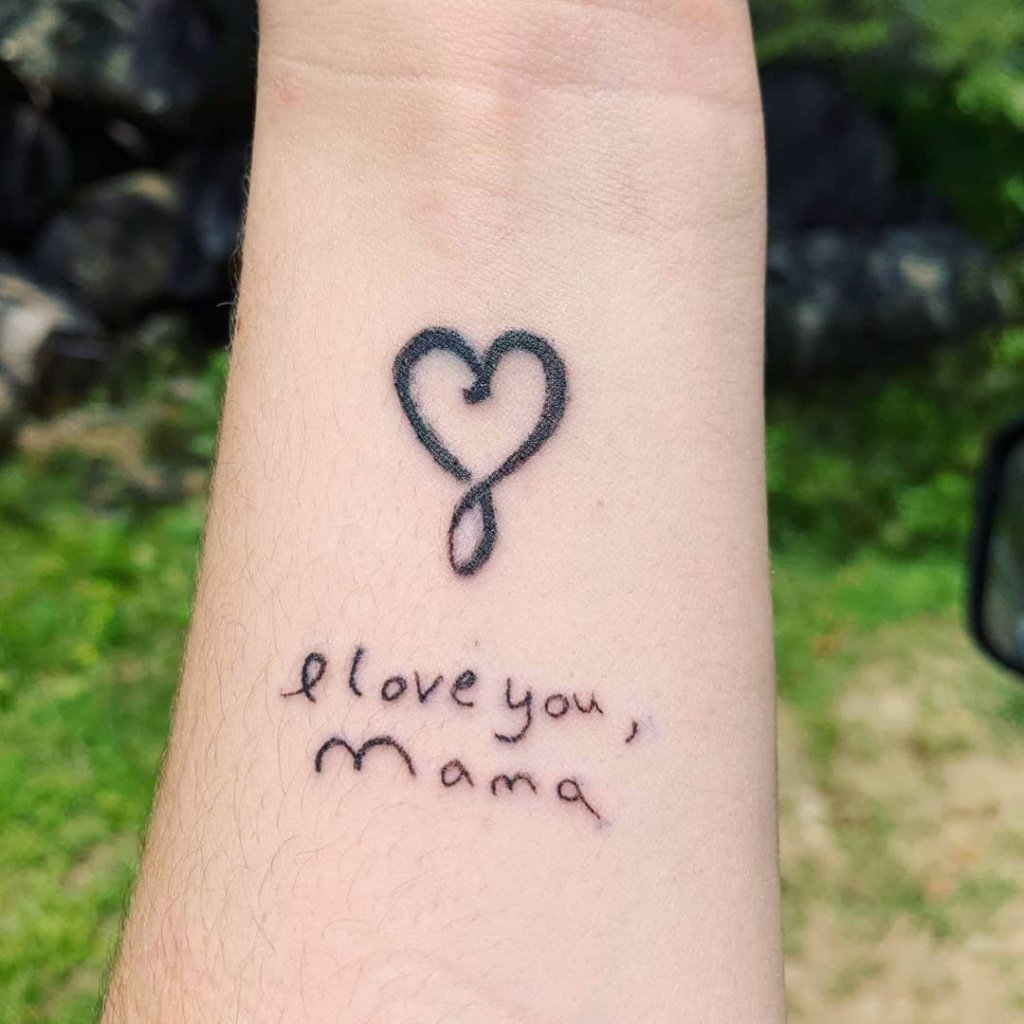 Mother Daughter Heart Tattoo