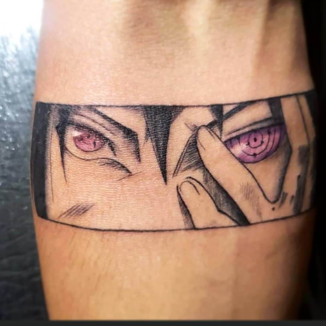 zanetattooz with this sick crow with the sharingan . Call today to book  with @zanetattooz 👽 . 720.904.8904🔥 . #solidink #maverick… | Instagram