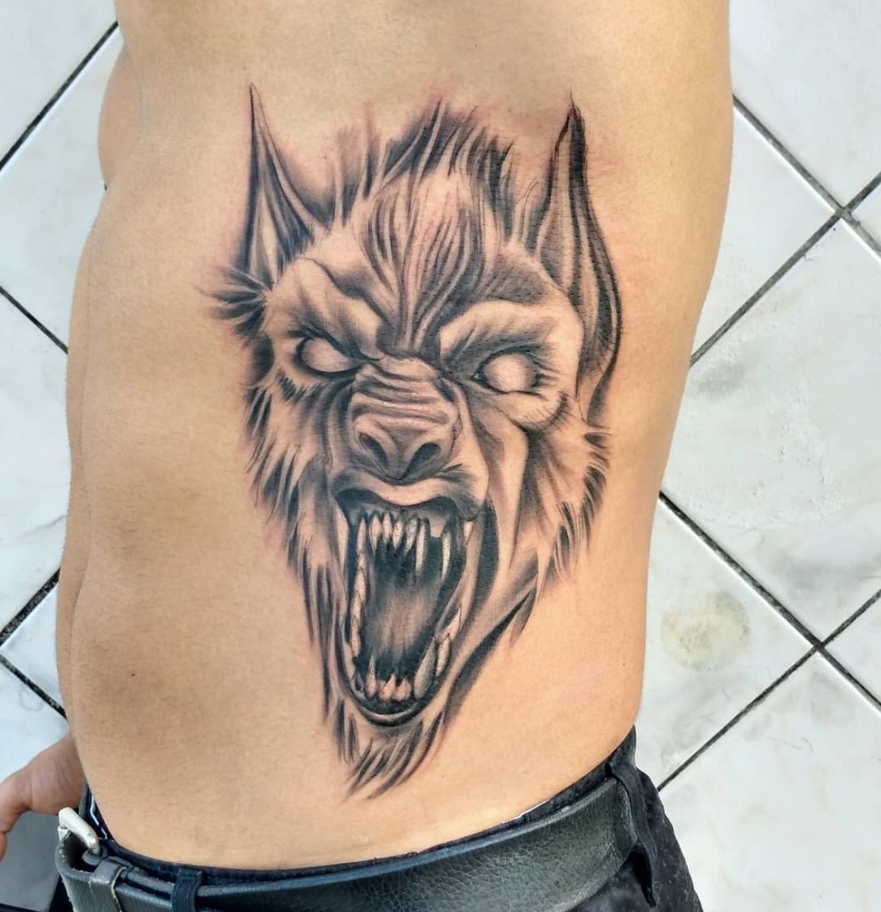 werewolf tattoo