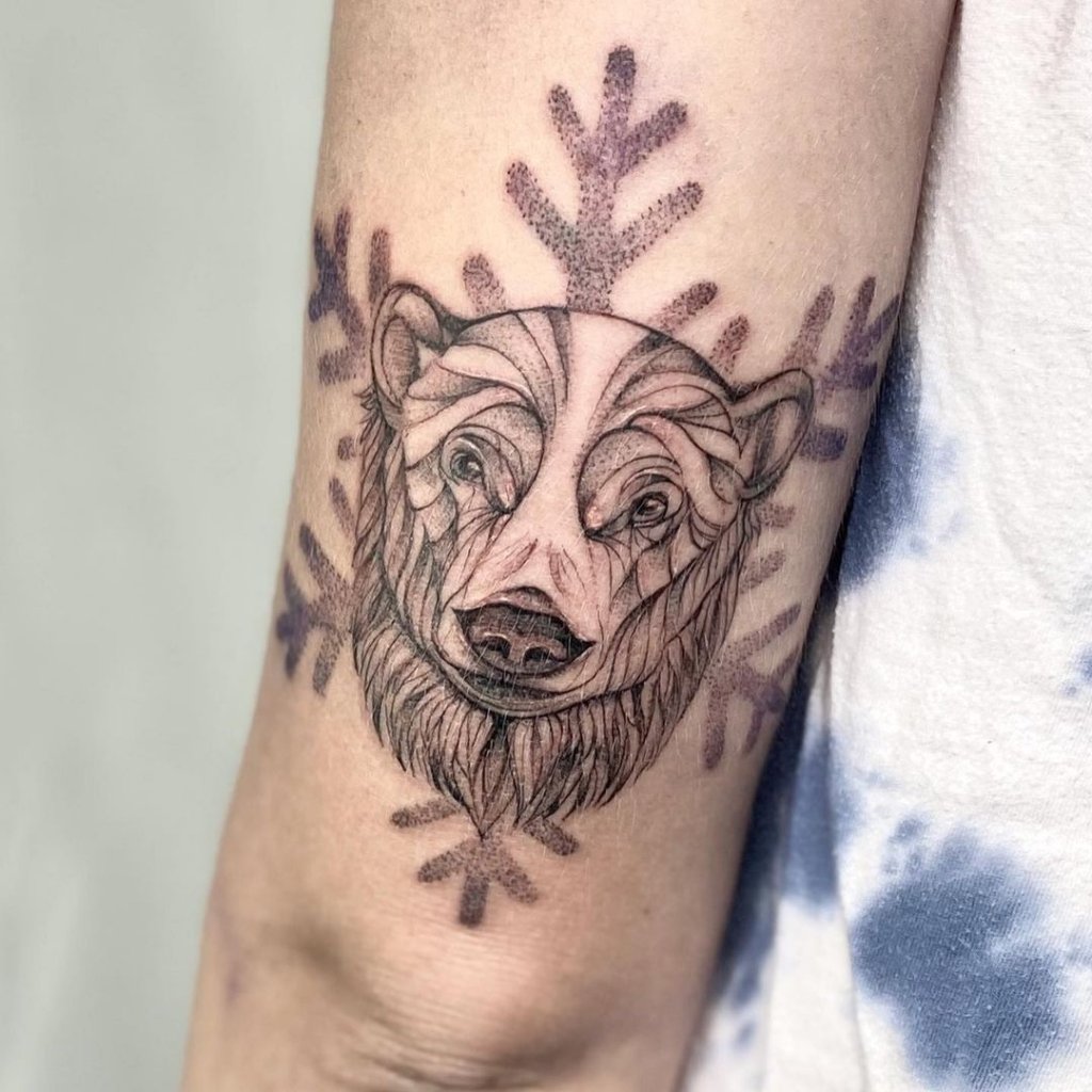 polar bear tattoo