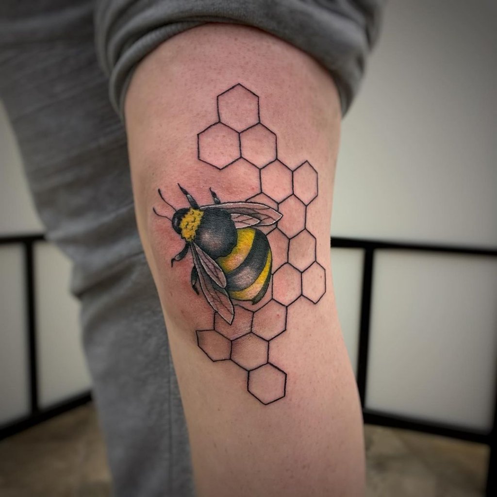 honeycomb tattoo