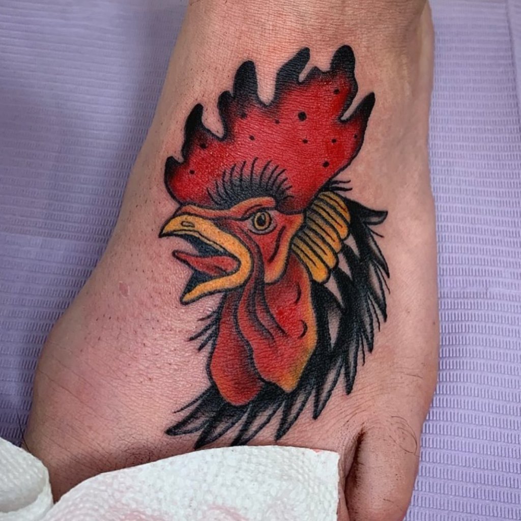 rooster tattoo