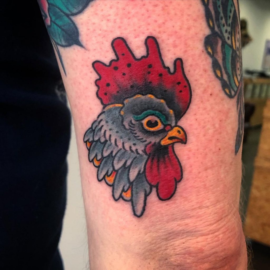 rooster tattoo