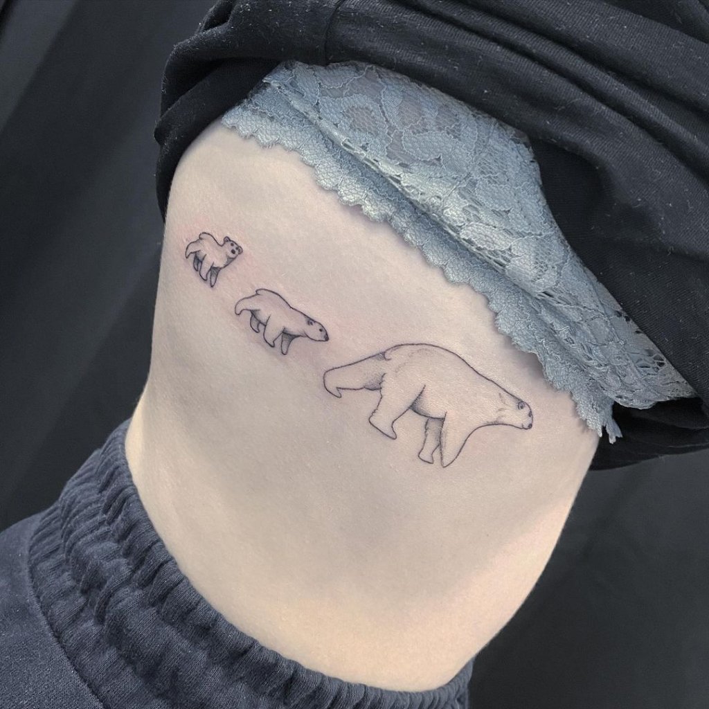 polar bear tattoo