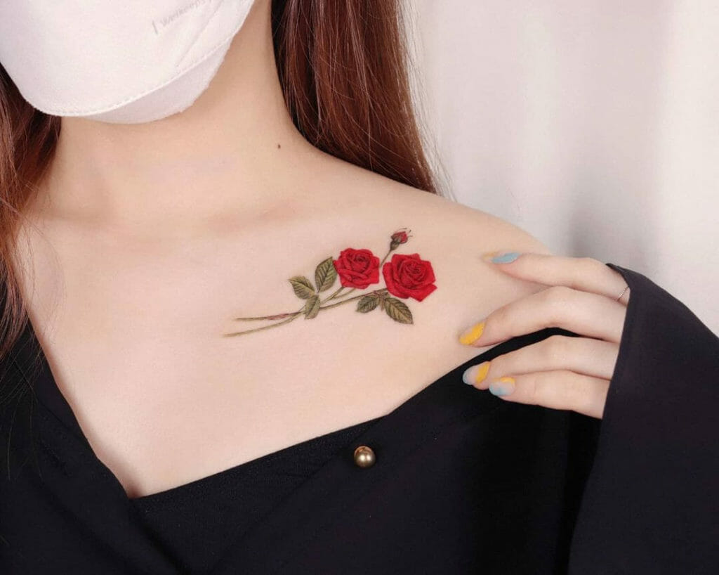 Aphrodite tattoos can have a flowery effect