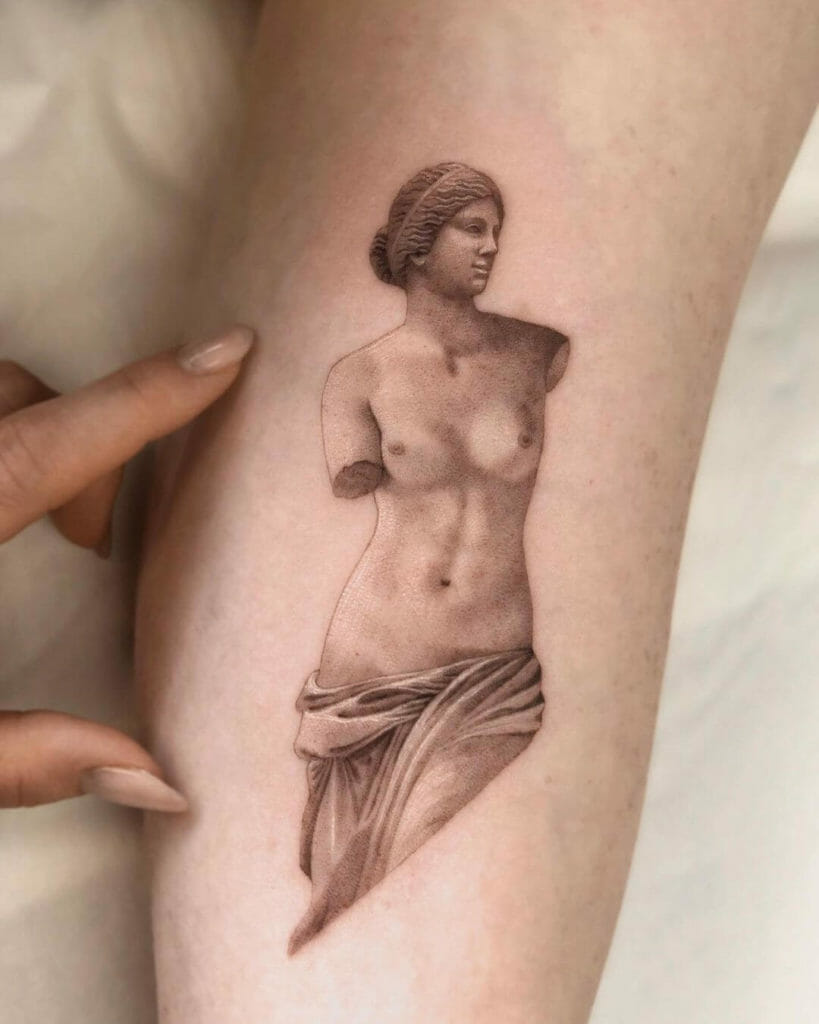 Aphrodite tattoos can be sensuous
