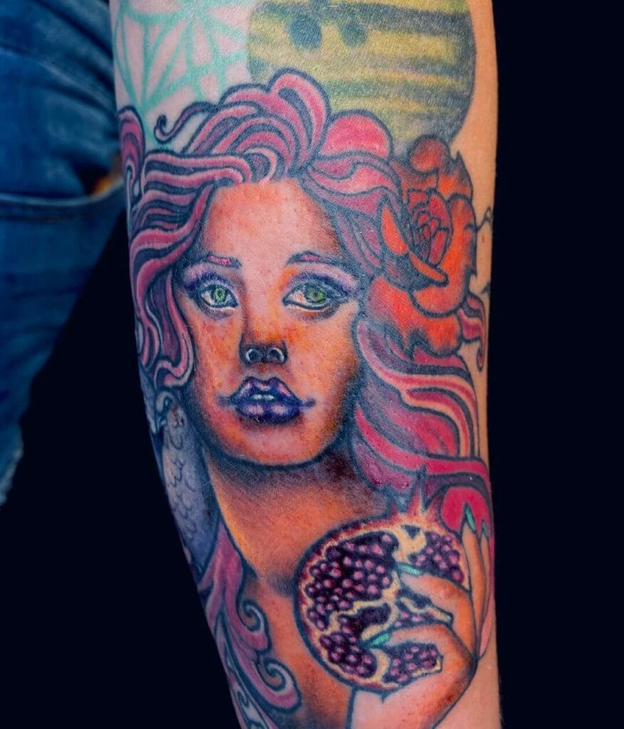 Colorful Aphrodite tattoos show your inner joy 