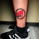Antifa flag is an antifa tattoo that can set you apart