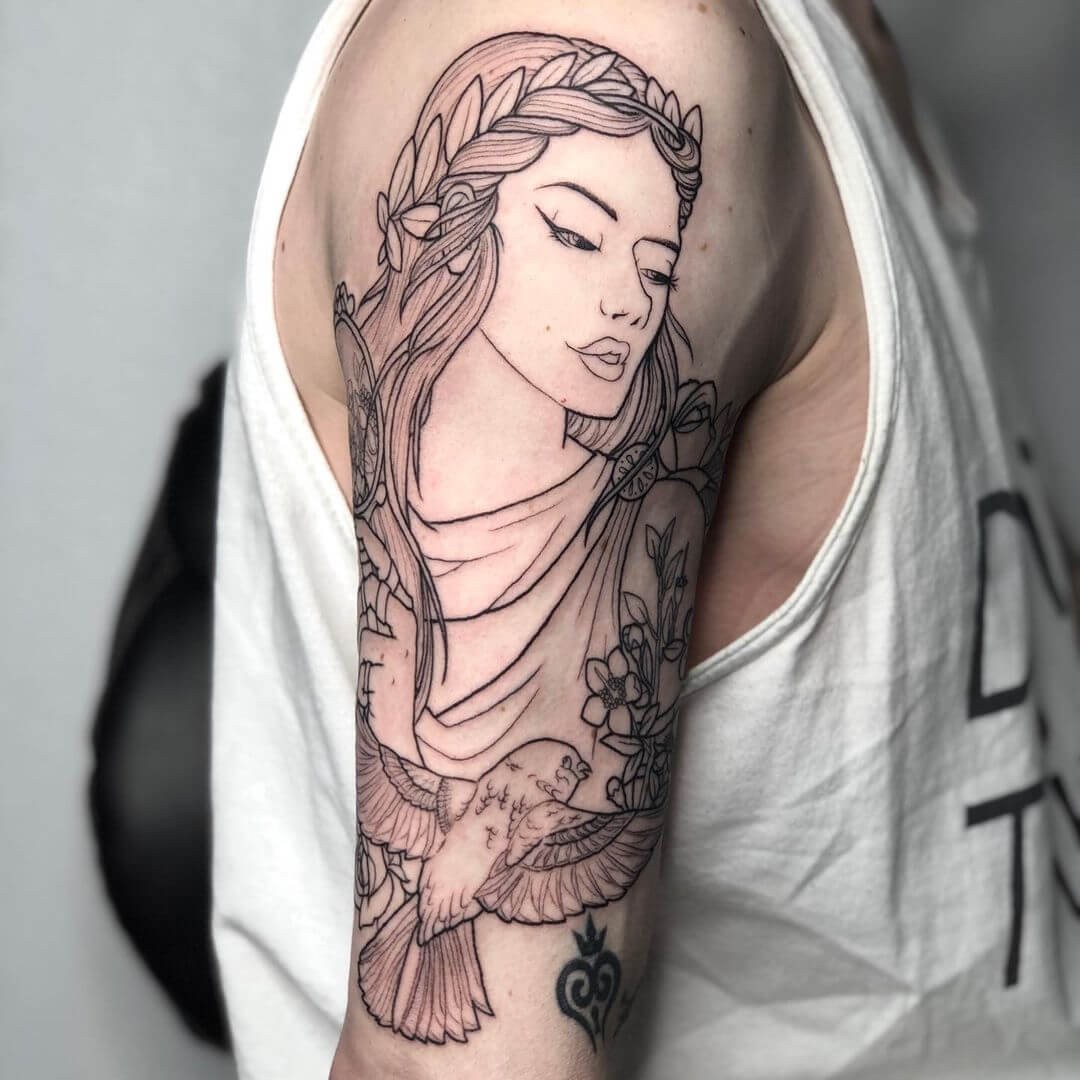 Aphrodite tattoo idea Uncover the meaning behind this Goddess tattoo