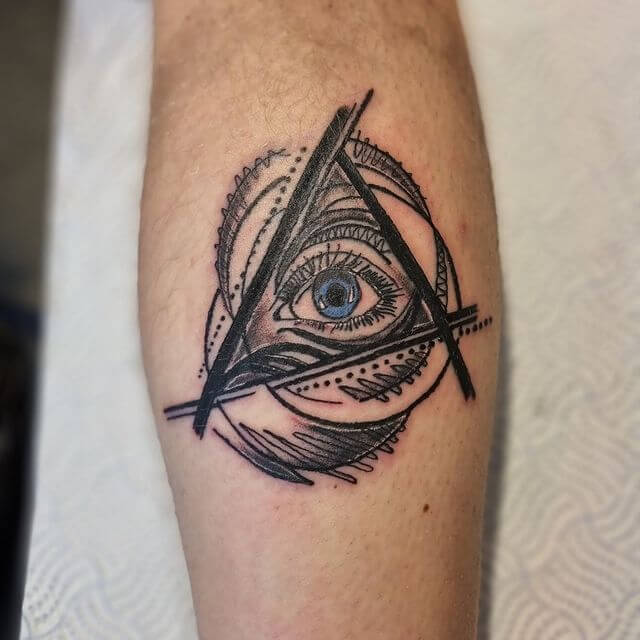 Abstract All-Seeing Eye
