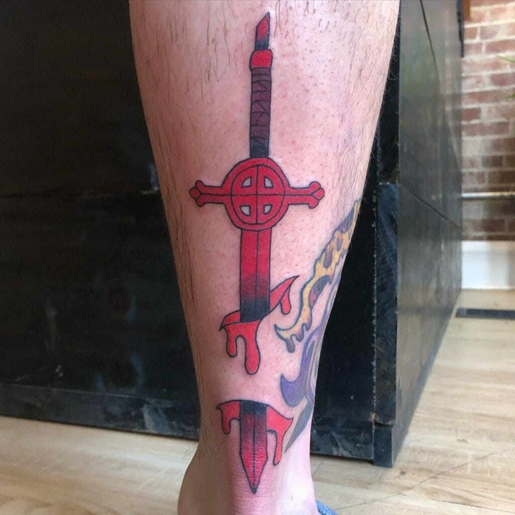 Adventure Time Tattoos With Sword