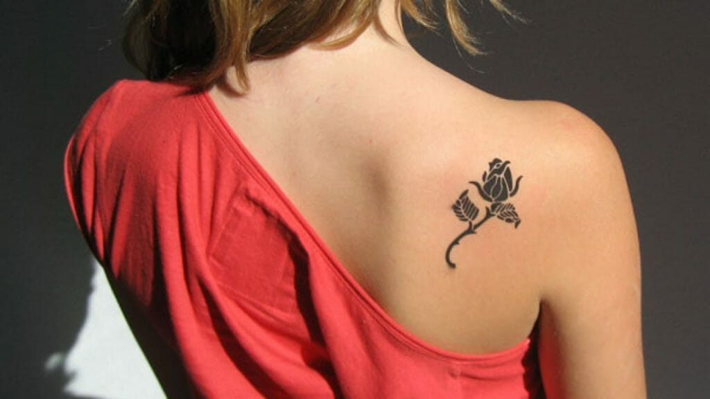 Amazing Black and White rose Tattoos