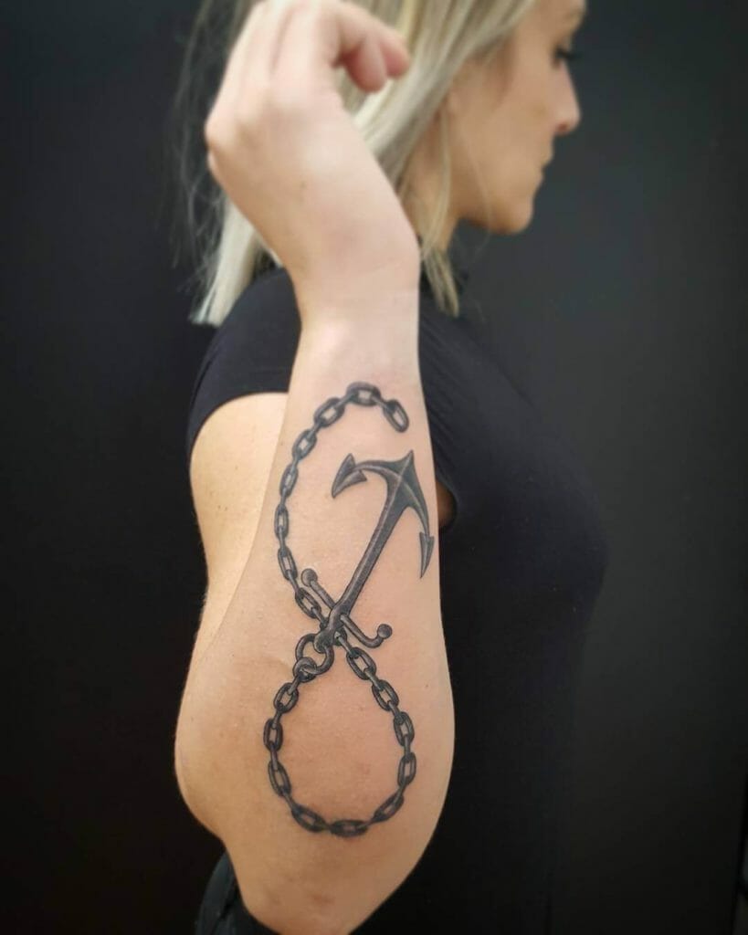 Anchor Infinity Tattoo