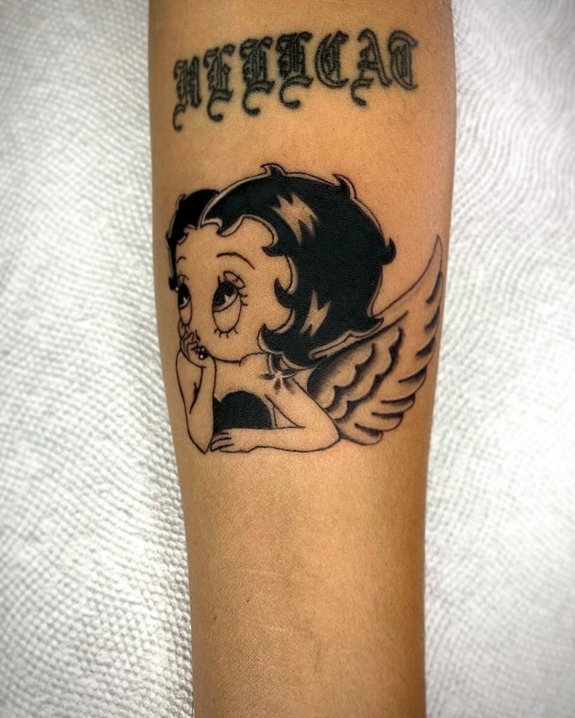 Angel Betty Boop Tattoo