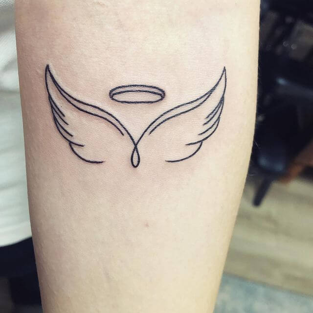 Angel Wings Tattoo Design