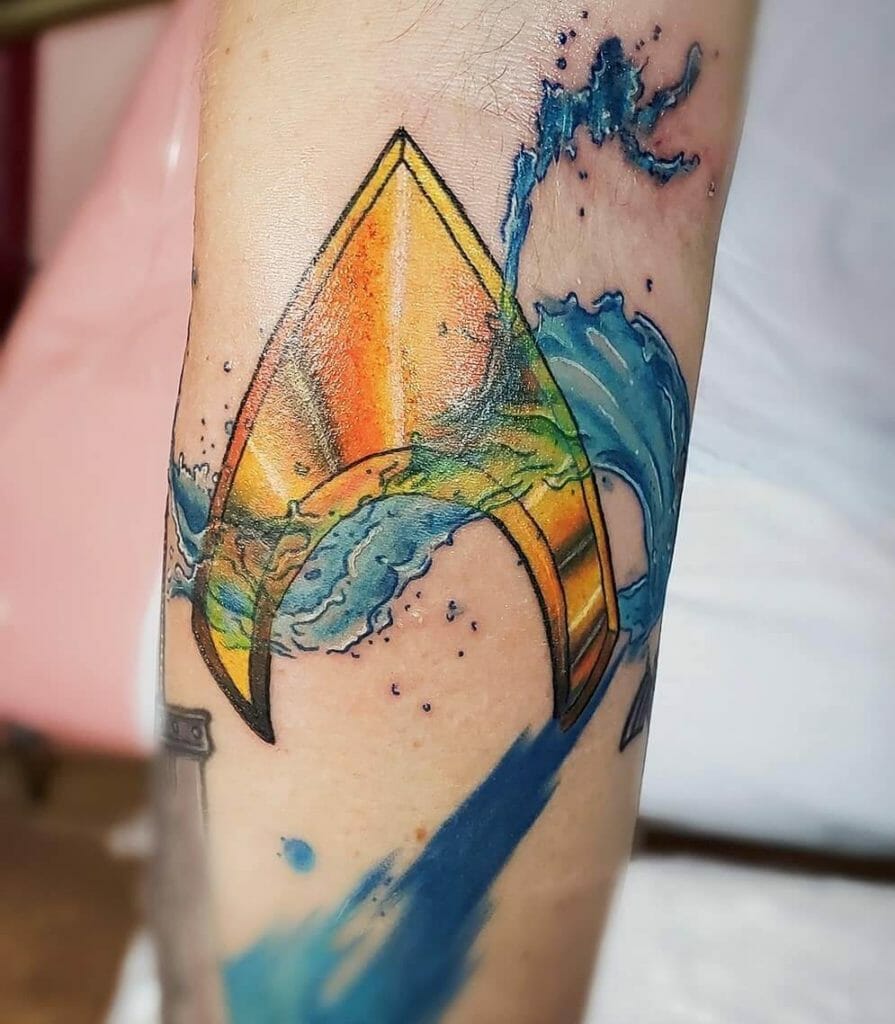 Aquaman Comic Tattoo