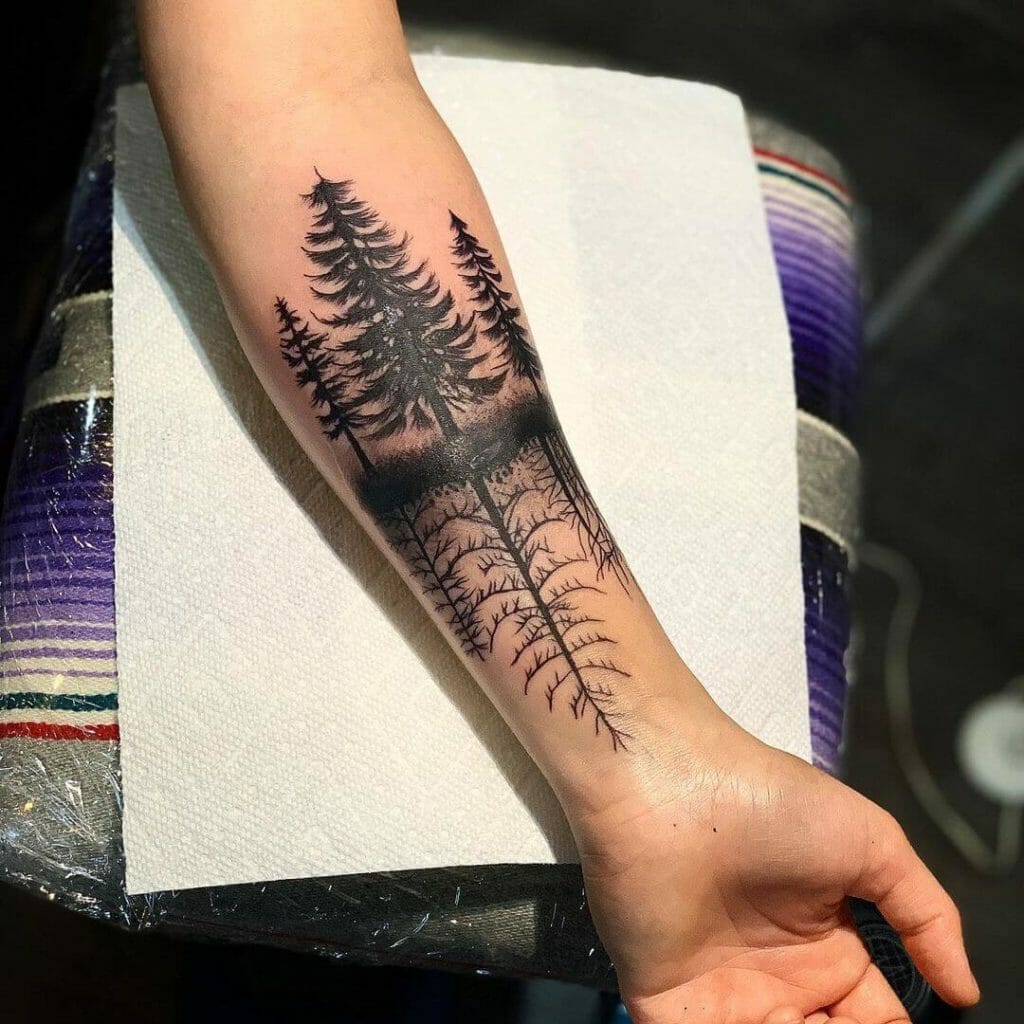 'As Above So Below' Tattoos With Mystic Tree Symbol